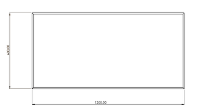 STRØM river coffee table with dark epoxy resin and live edge oak on black steel legs size