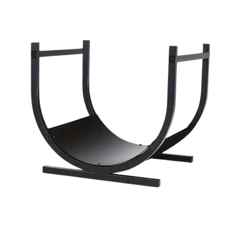 Compact Fireplace Wood Rack-0
