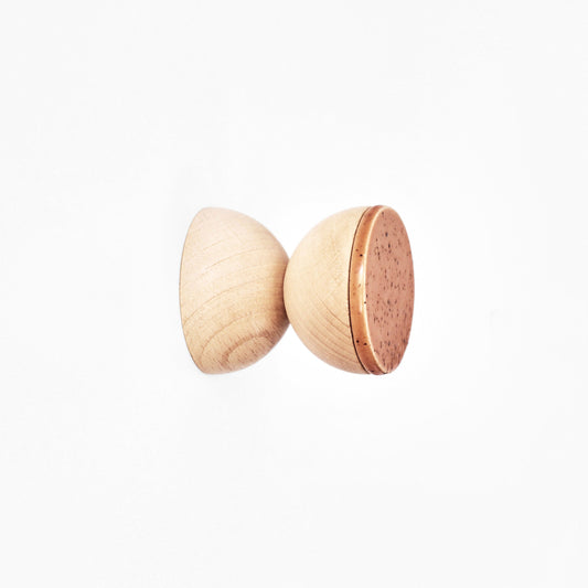 Beech Wood Wall Hook – Terracotta Ceramic-0