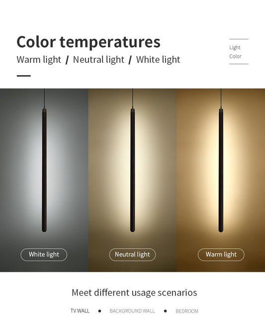 Vertical Solid Wood Wall Light-1